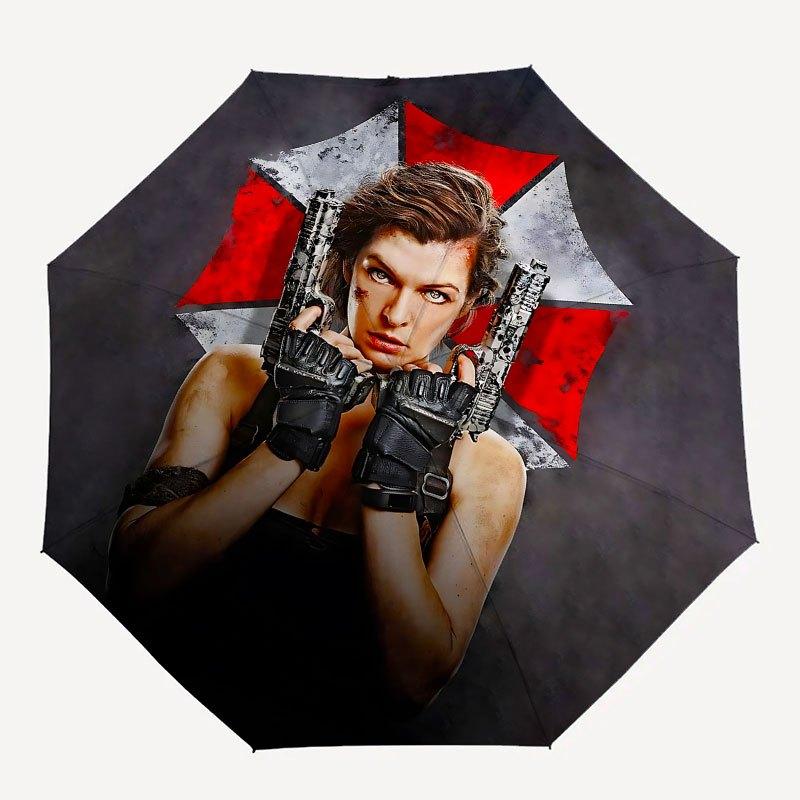 1pc Resident Evil Automatic Opening/Closing Umbrella with Convenient Three-Fold Design, 8 Iron Ribs - for Outdoor Daily UseA05
1pc Resident Evil Automatic Opening/Closing Umbrella with Convenient Three-Fold Design, 8 Iron Ribs - for Outdoor Daily UseA05
