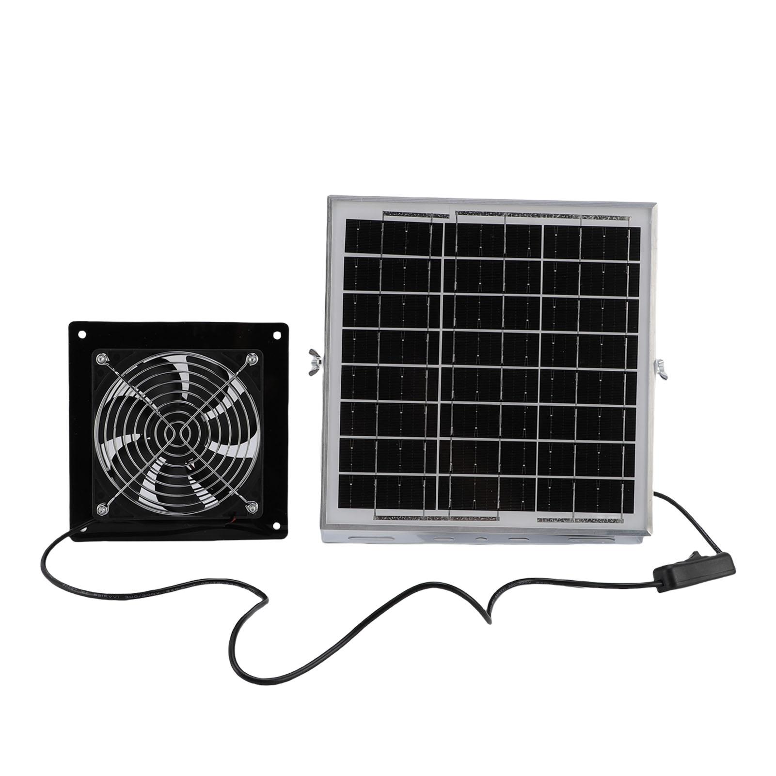 Solar Powered Exhaust Fan 8W Solar Panel and High Speed Ventilation Fan for Greenhouse Chicken Coop Shed Pet House
Solar Powered Exhaust Fan 8W Solar Panel and High Speed Ventilation Fan for Greenhouse Chicken Coop Shed Pet House