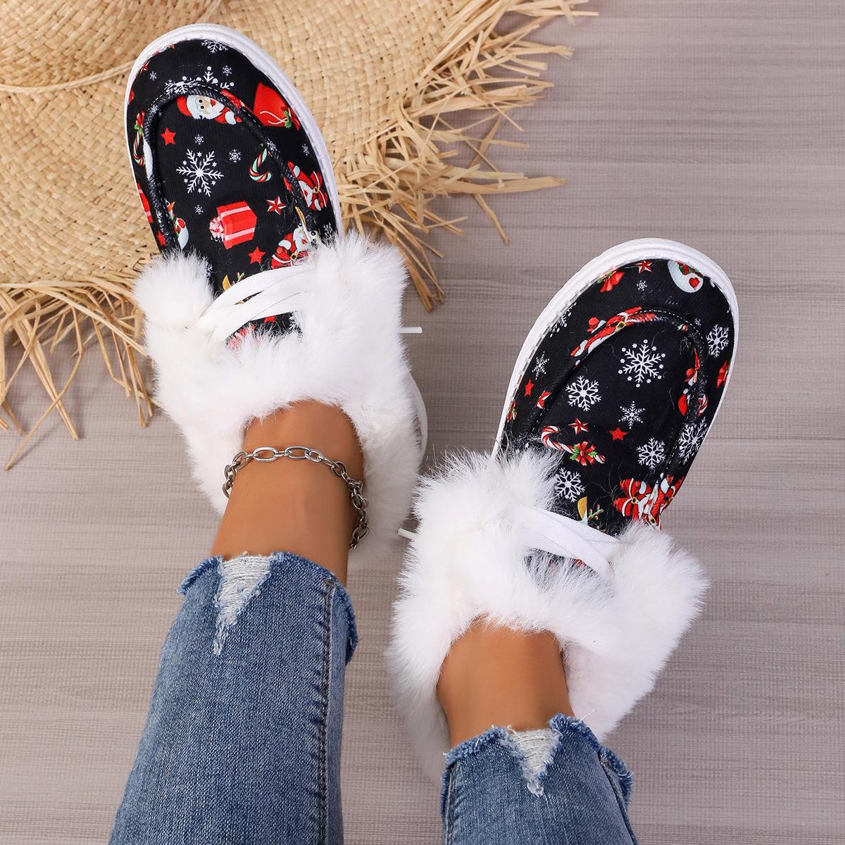 Европейские и американские рождественские хлопковые туфли 2024 года, зимние новые туфли из плюша с круглым носком и плоской подошвой, женские хлопковые туфли Zapatos Mujer 43
Европейские и американские рождественские хлопковые туфли 2024 года, зимние новые туфли из плюша с круглым носком и плоской подошвой, женские хлопковые туфли Zapatos Mujer 43