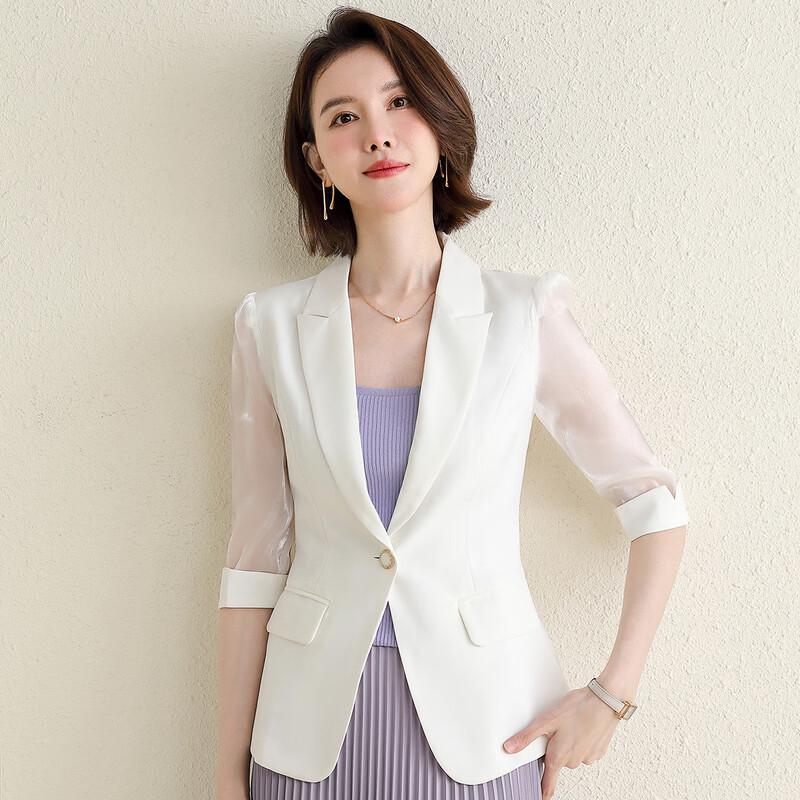 Mokana Women s Slim-Fit Three-Quarter Sleeve Business Blazer L
Mokana Women s Slim-Fit Three-Quarter Sleeve Business Blazer L