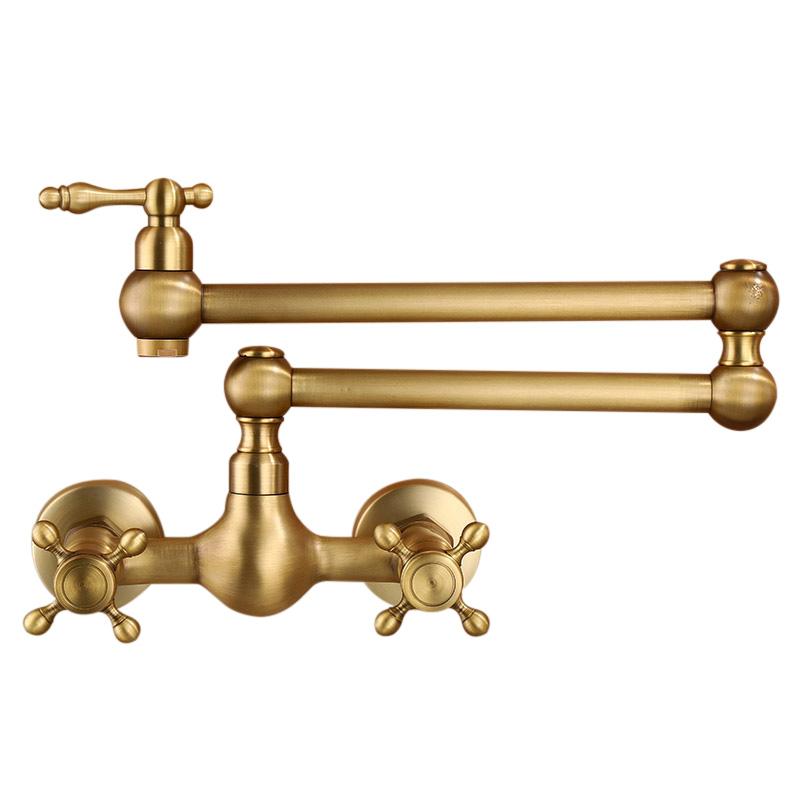 Wall-Mounted Antique Brass Kitchen Faucets Hot Cold Water Filter Tap for Kitchen Sink Mixer Folding Kitchen Faucet EL542A античная латунь
Wall-Mounted Antique Brass Kitchen Faucets Hot Cold Water Filter Tap for Kitchen Sink Mixer Folding Kitchen Faucet EL542A античная латунь