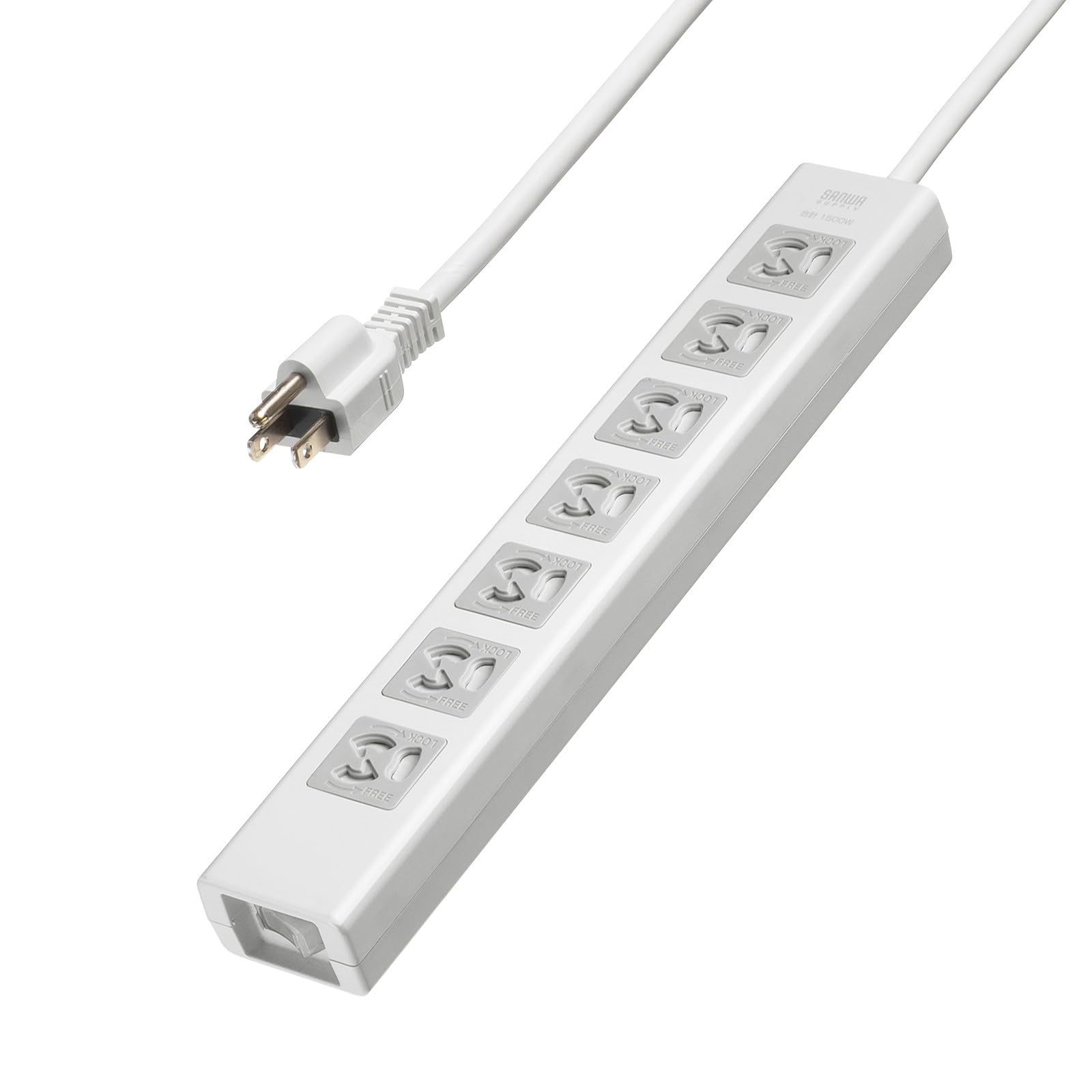 Sanwa Supply Anti-Pull Shutter Tap (3-Pin, 7 Outlets, 5m) TAP-F37SH-5Z
Sanwa Supply Anti-Pull Shutter Tap (3-Pin, 7 Outlets, 5m) TAP-F37SH-5Z