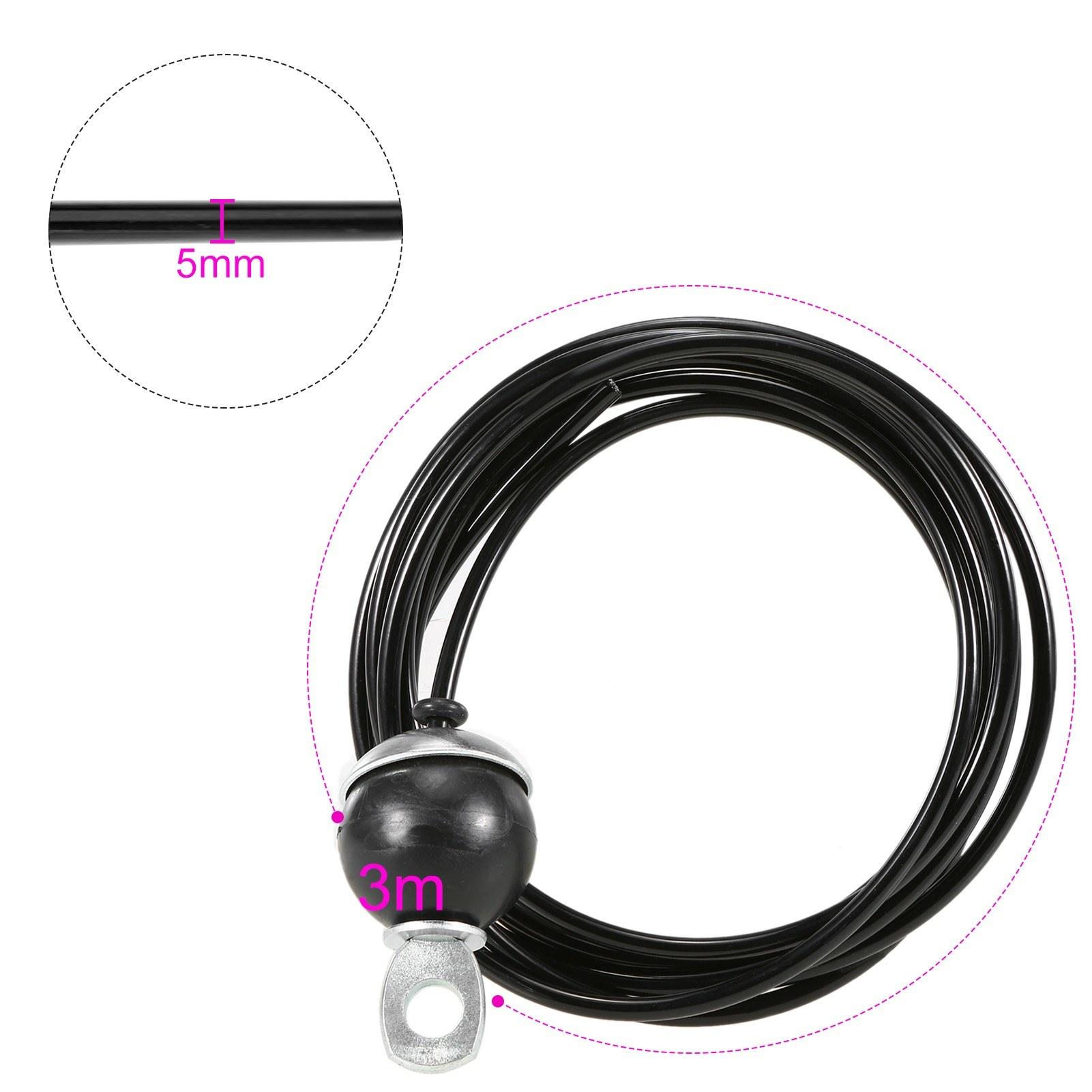 2.5m Gym Cable Steel Wire Fitness Pulley Cable for Home Gym Cable Machine Weight Lift Pulley System Type A
2.5m Gym Cable Steel Wire Fitness Pulley Cable for Home Gym Cable Machine Weight Lift Pulley System Type A
