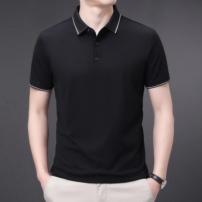 Top Men S Solid Color Mulberry Silk T-Shirt Casual Short Sleeve Thin Polo Knitted Sweater 4XL
Top Men S Solid Color Mulberry Silk T-Shirt Casual Short Sleeve Thin Polo Knitted Sweater 4XL