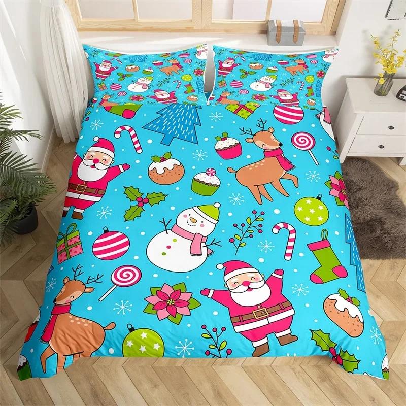 Xmas Bedding Set Microfiber Christmas Garland Duvet Cover Twin 3D Christmas Hat Bell Balls Comforter Cover For Girls Teens Gift (135x200cm)
Xmas Bedding Set Microfiber Christmas Garland Duvet Cover Twin 3D Christmas Hat Bell Balls Comforter Cover For Girls Teens Gift (135x200cm)