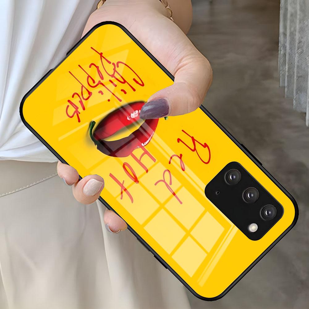 R-Red H-Hot C-Chili P-Peppers Phone Case For Samsung S26 S25 S24 FE S23 S22 S21 Plus S20 Ultra Note20Ultra Black Glass Cover Galaxy S25 plus
R-Red H-Hot C-Chili P-Peppers Phone Case For Samsung S26 S25 S24 FE S23 S22 S21 Plus S20 Ultra Note20Ultra Black Glass Cover Galaxy S25 plus
