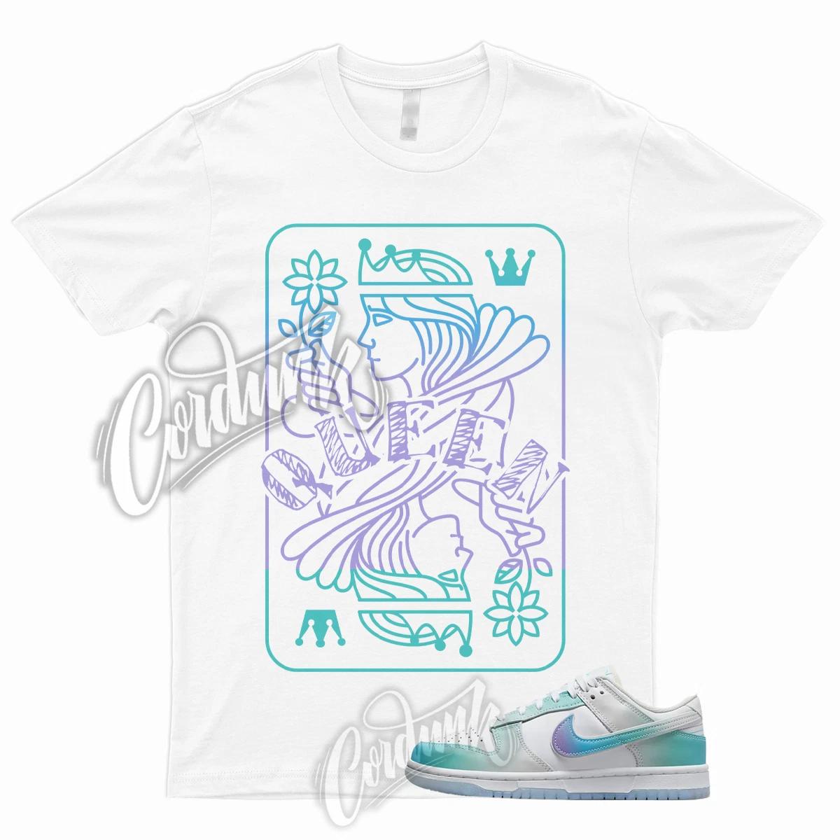 QUEEN T Shirt to Match Dunk Low Unlock Your Space Multicolor Ice Blue Menta 1 2XL
QUEEN T Shirt to Match Dunk Low Unlock Your Space Multicolor Ice Blue Menta 1 2XL
