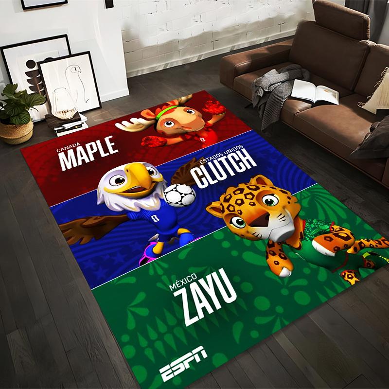 Vibrant cartoon animal characters carpet Suitable for use as an anti-slip game mat for living room and bedroom sofas 40x60cm( 15x23in )
Vibrant cartoon animal characters carpet Suitable for use as an anti-slip game mat for living room and bedroom sofas 40x60cm( 15x23in )
