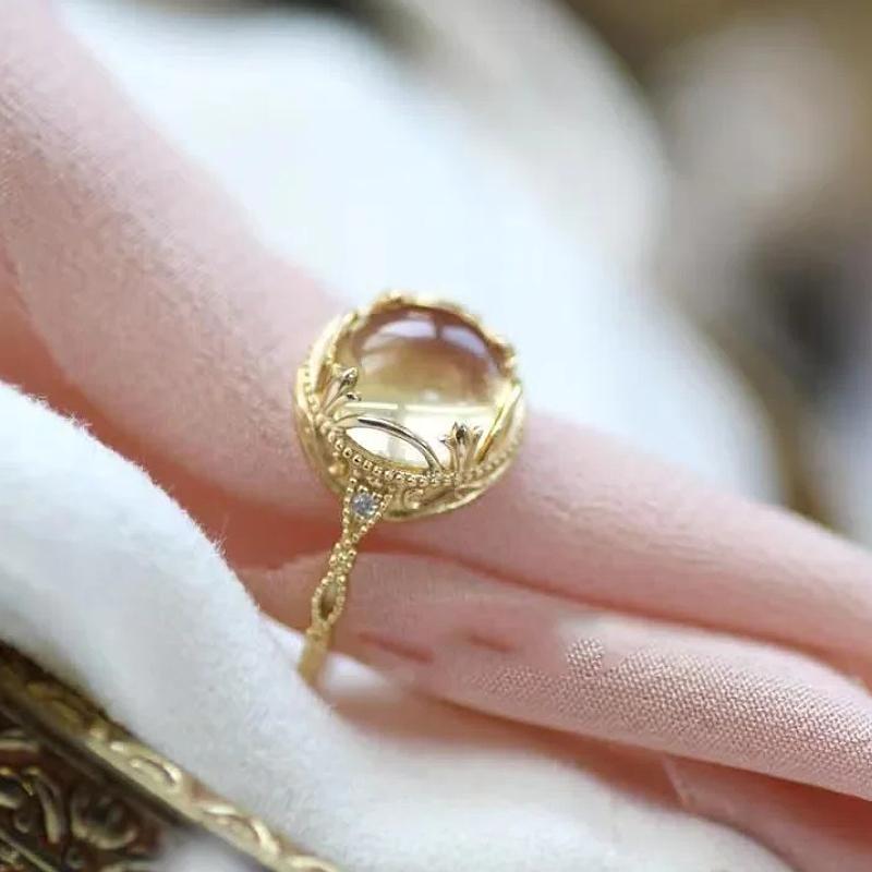 CAOSHI Elegant Female Aesthetic Ring for Engagement Bridal Wedding Band Zircon with Yellow Imitation Opal Graceful Accessories 6
CAOSHI Elegant Female Aesthetic Ring for Engagement Bridal Wedding Band Zircon with Yellow Imitation Opal Graceful Accessories 6