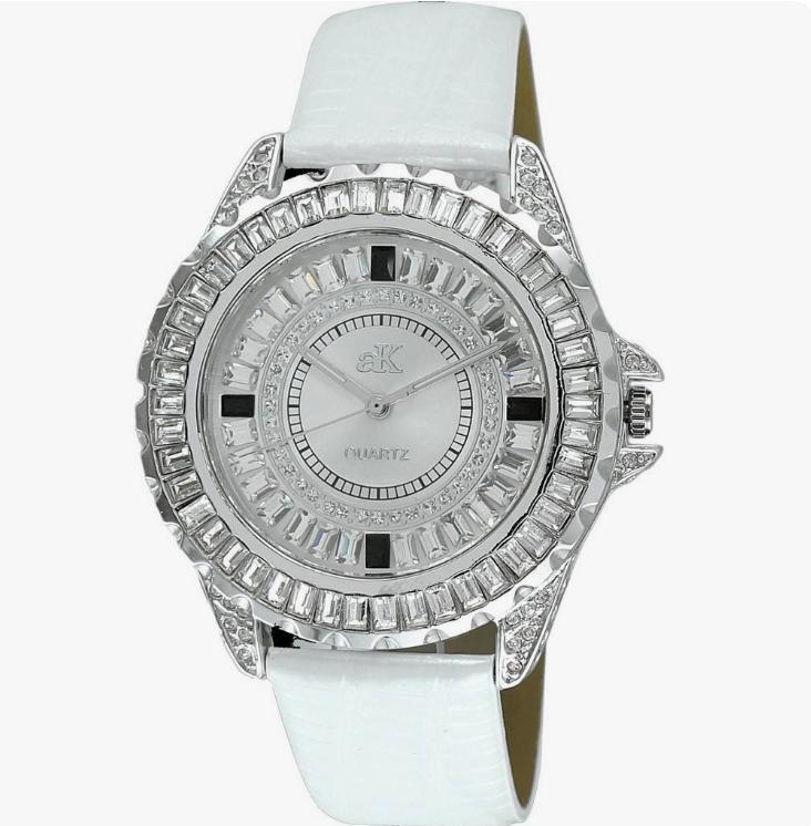 Adee Kaye Mondo G-3 Collection Crystal Accents Silver Brass Rhodium Plated Dial Quartz AK2727-S Women s Watch
Adee Kaye Mondo G-3 Collection Crystal Accents Silver Brass Rhodium Plated Dial Quartz AK2727-S Women s Watch