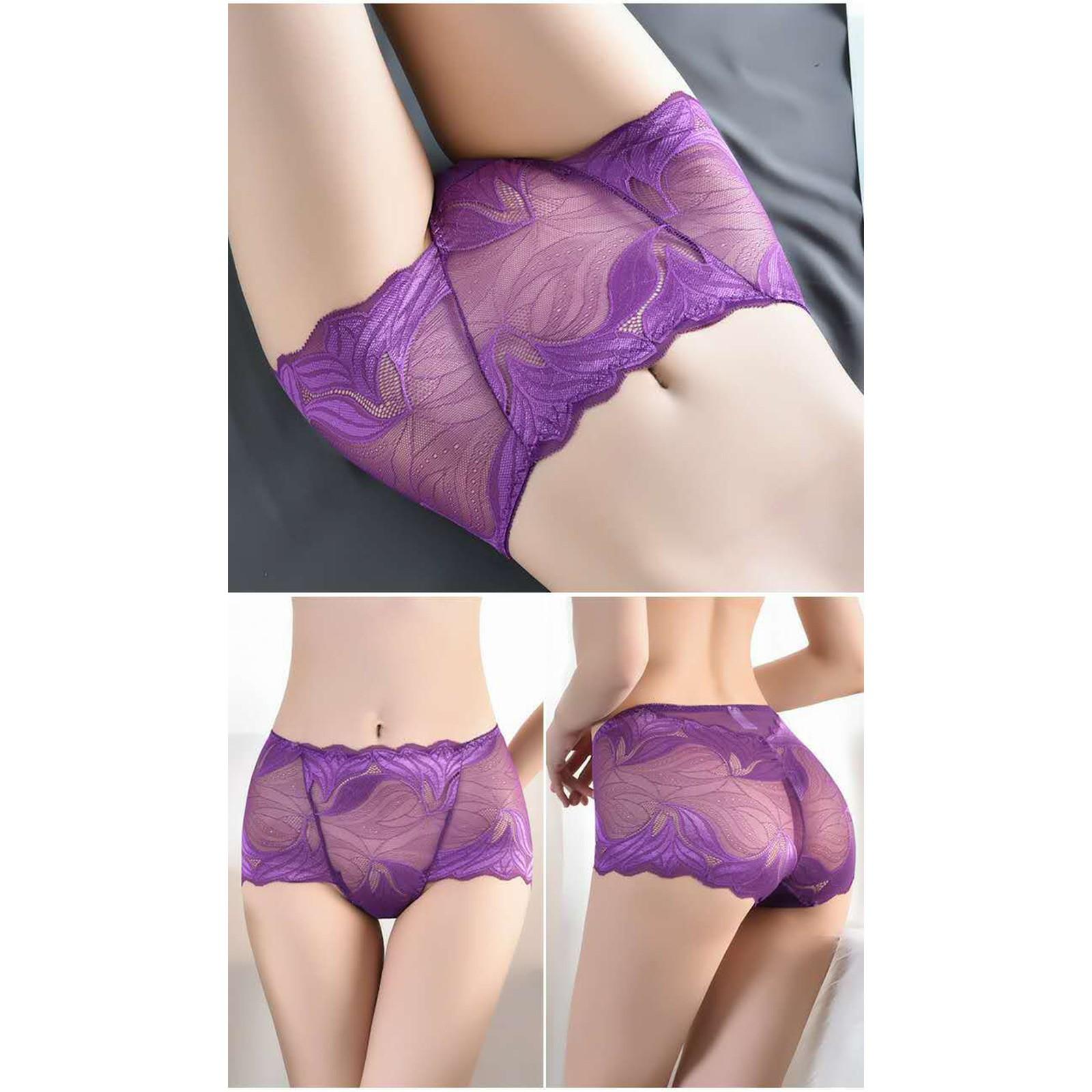 Women s Medium High Waist Sexy Lace Underwear Boxer Pants Ruffle Pattern Briefs XL фіолетовий
Women s Medium High Waist Sexy Lace Underwear Boxer Pants Ruffle Pattern Briefs XL фіолетовий