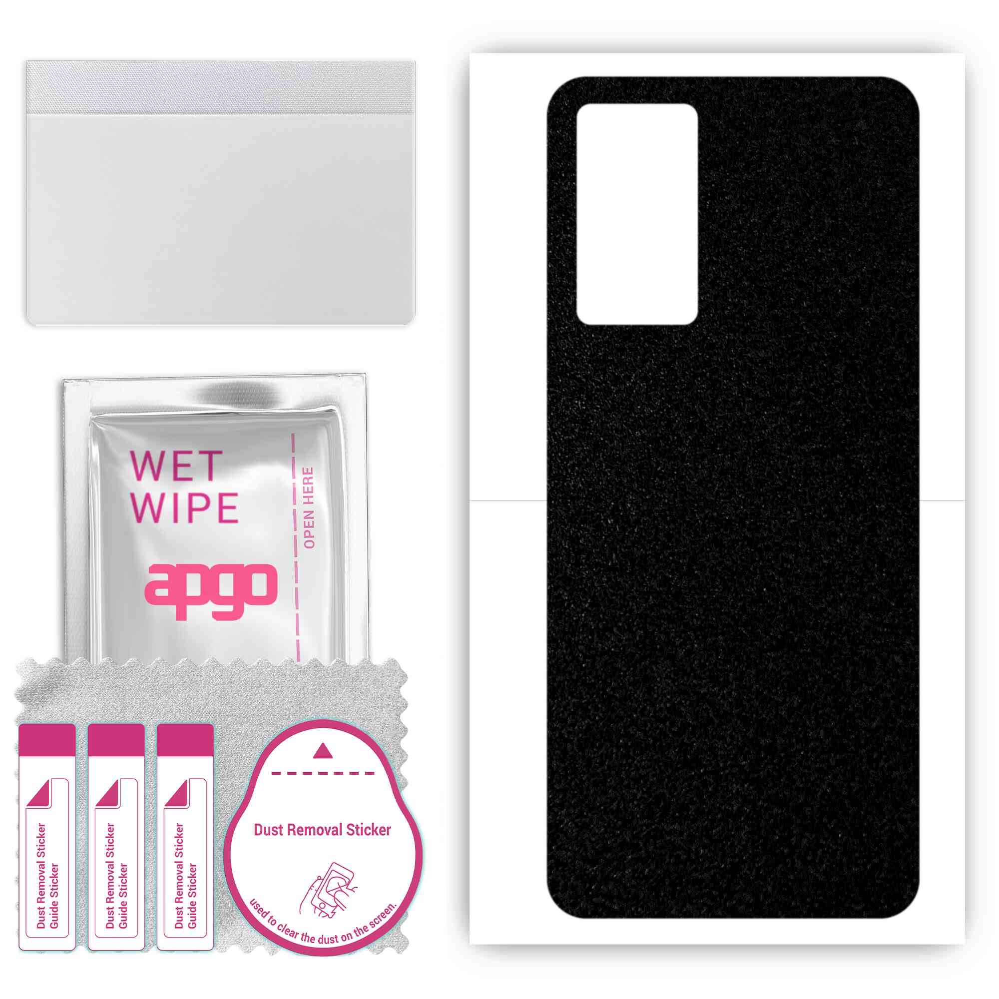 apgo Protective Skin Sticker for the back compatible with Vivo S10e, Wrap Film, Foil, Vinyl - Pattern Matte Black
apgo Protective Skin Sticker for the back compatible with Vivo S10e, Wrap Film, Foil, Vinyl - Pattern Matte Black
