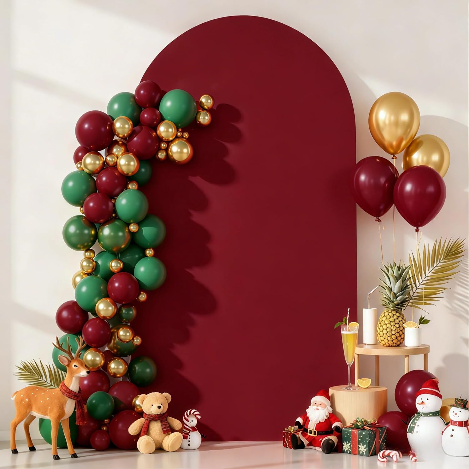 Arch Backdrop Cover 2-Sided Round Top Spandex Stretchy Arch Backdrop Stand Covers for Birthday Party Wedding Photo Background 4FT (50x120cm)
Arch Backdrop Cover 2-Sided Round Top Spandex Stretchy Arch Backdrop Stand Covers for Birthday Party Wedding Photo Background 4FT (50x120cm)