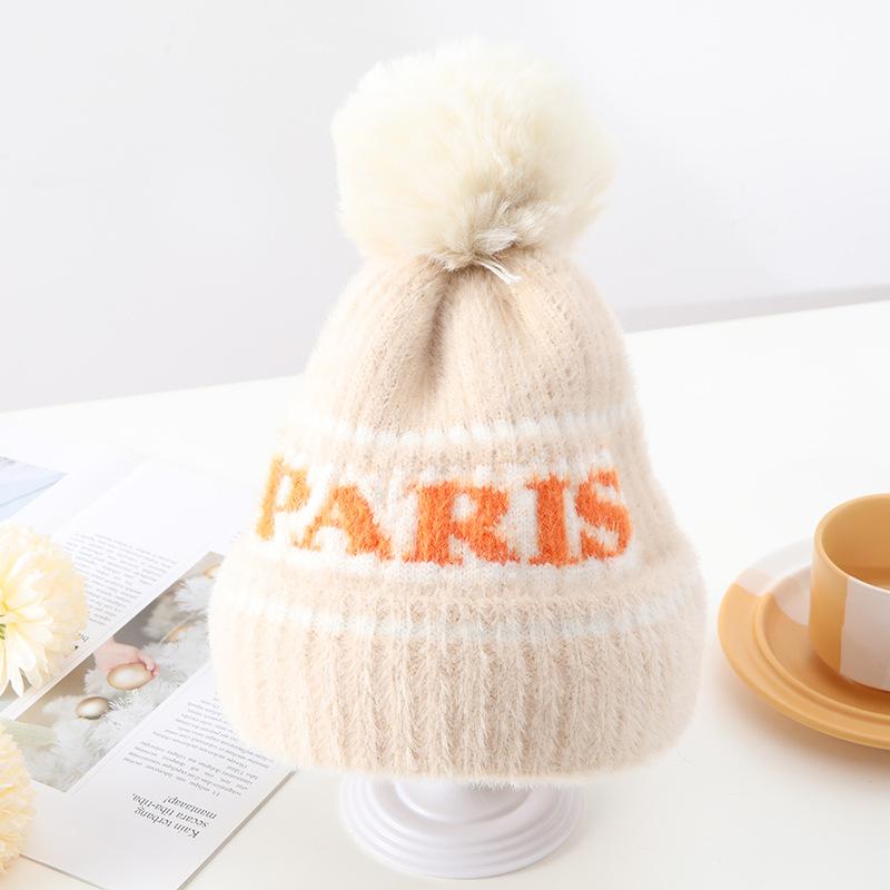Hat Women In Thickened Warm Knitted With Fur Korean Style Trendy Imitation Mink Student Ball Embroidery Woolen Men One size fits all бежевий
Hat Women In Thickened Warm Knitted With Fur Korean Style Trendy Imitation Mink Student Ball Embroidery Woolen Men One size fits all бежевий