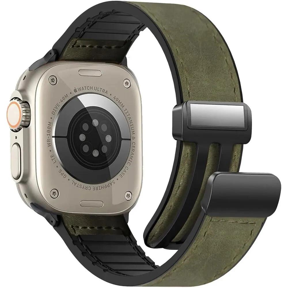 Кожаные ремешки для Apple Watch 44 мм 40 мм 49 мм 45 мм 41 мм 38 мм Браслет IWatch Series 8 3 SE 6 7 Ultra Ремешок для часов 42mm 44mm 45mm 49mm зелёный
Кожаные ремешки для Apple Watch 44 мм 40 мм 49 мм 45 мм 41 мм 38 мм Браслет IWatch Series 8 3 SE 6 7 Ultra Ремешок для часов 42mm 44mm 45mm 49mm зелёный