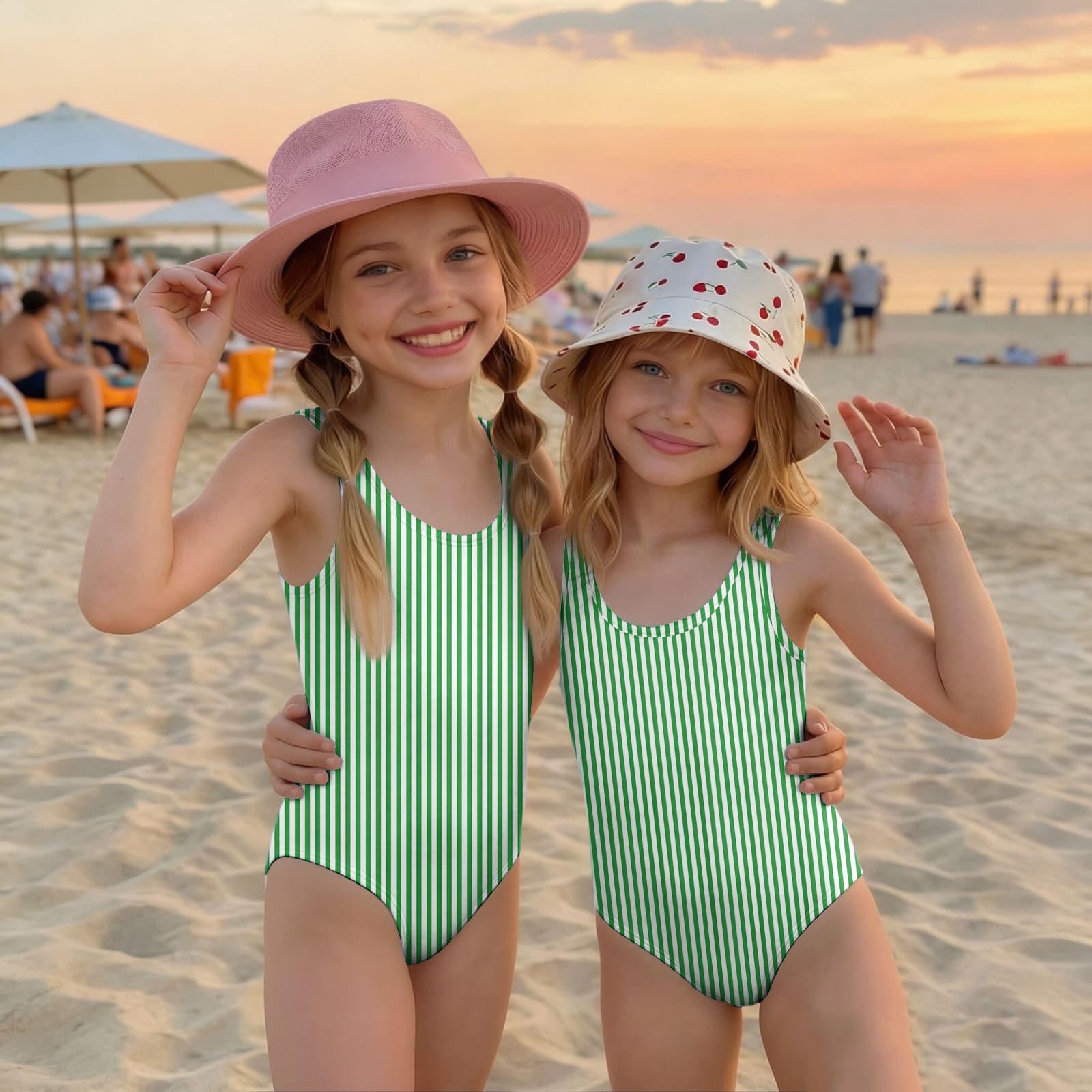 Girls One Piece Swimsuit Striped Print Summer Beachwear Kids Casual Swimwear for Children Lightweight Comfortable Fit 110
Girls One Piece Swimsuit Striped Print Summer Beachwear Kids Casual Swimwear for Children Lightweight Comfortable Fit 110