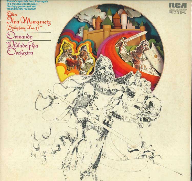 LP Record GLIERE EUGENE ORMANDY PHILADELPHI Ilya Murometz Symphony No. 3 LSC3246 RCA RED SEAL 1972 US Classical Used
LP Record GLIERE EUGENE ORMANDY PHILADELPHI Ilya Murometz Symphony No. 3 LSC3246 RCA RED SEAL 1972 US Classical Used