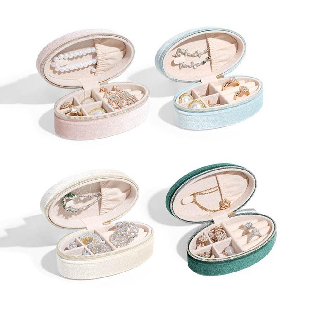 Velvet Necklace Storage Display Box Zipper Jewelry Organizer Portable Jewelry Packaging Box Travel
Velvet Necklace Storage Display Box Zipper Jewelry Organizer Portable Jewelry Packaging Box Travel