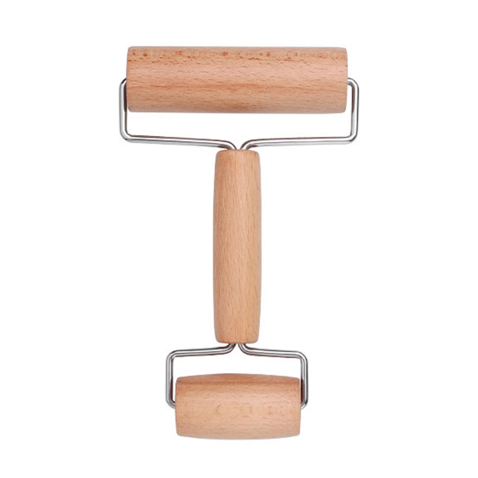 Natural Beechwood Dough Roller Ergonomic Handle Rolling Pin Multi Purpose Pastry Tortillas Pizzas Cookie Baking Tool B
Natural Beechwood Dough Roller Ergonomic Handle Rolling Pin Multi Purpose Pastry Tortillas Pizzas Cookie Baking Tool B