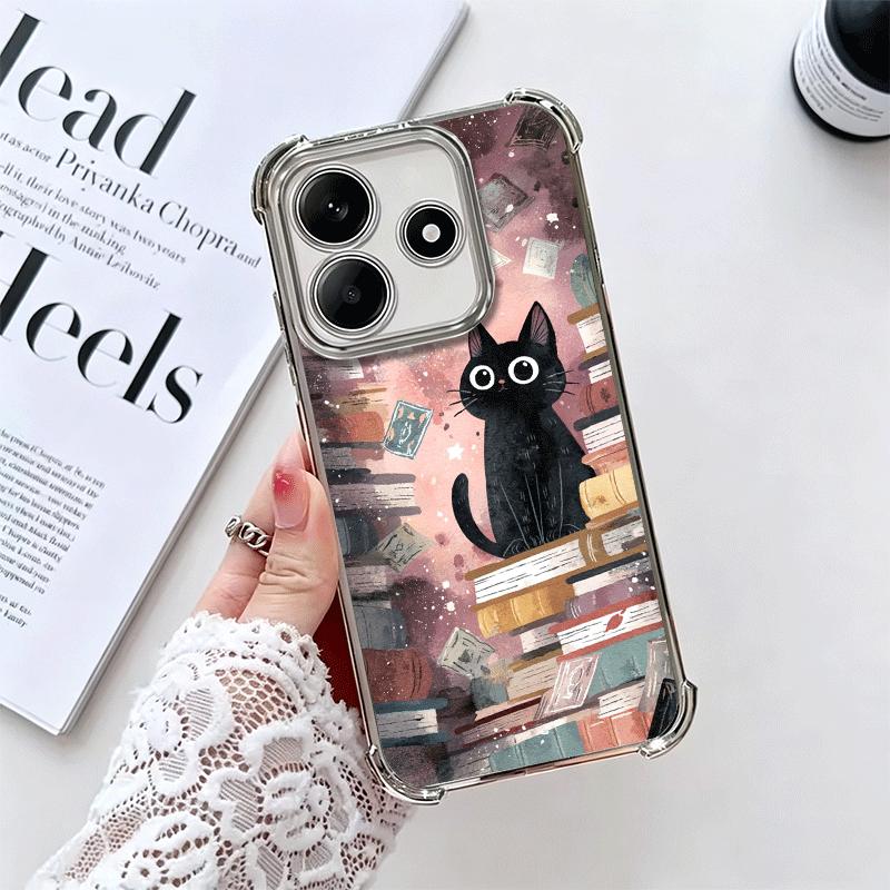 Cute Cat Bookshelf Interesting Soft Phone Case For Xiaomi Redmi Note 14 15 Pro Plus 13 12 11S 11T 5G 10 9S 9 Plating Anti-Fall F Redmi Note 13 4G
Cute Cat Bookshelf Interesting Soft Phone Case For Xiaomi Redmi Note 14 15 Pro Plus 13 12 11S 11T 5G 10 9S 9 Plating Anti-Fall F Redmi Note 13 4G