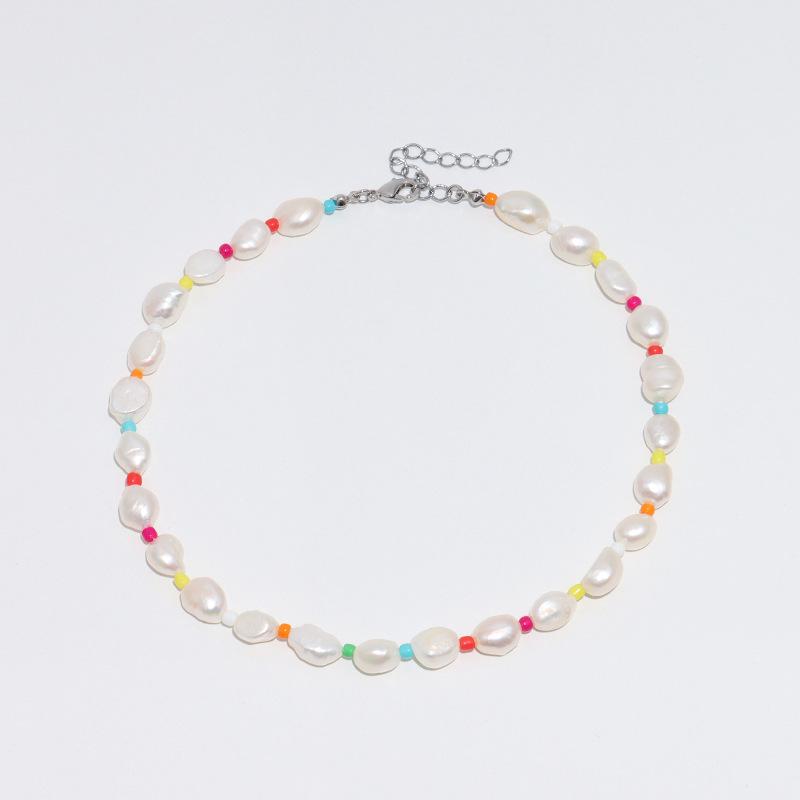 Colorful Freshwater Pearl Beaded Choker - Fashionable, Versatile, High-End Simple Design Necklace
Colorful Freshwater Pearl Beaded Choker - Fashionable, Versatile, High-End Simple Design Necklace