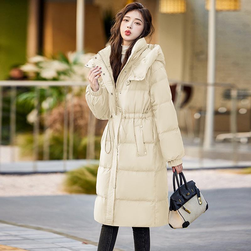 2024 Hooded Over-the-Knee Down Jacket with Drawstring Waist - Warm, Lightweight, White Duck Down L (110-130 jin)
2024 Hooded Over-the-Knee Down Jacket with Drawstring Waist - Warm, Lightweight, White Duck Down L (110-130 jin)