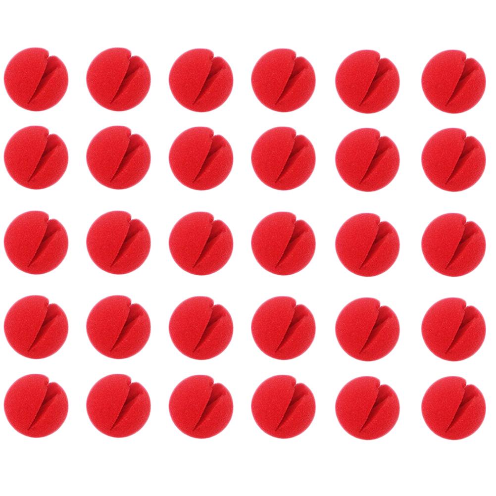 30Pcs Red Clown Noses Foam Clown Noses Cosplay Red Clown Nose for Halloween Christmas Costume Party червоний
30Pcs Red Clown Noses Foam Clown Noses Cosplay Red Clown Nose for Halloween Christmas Costume Party червоний