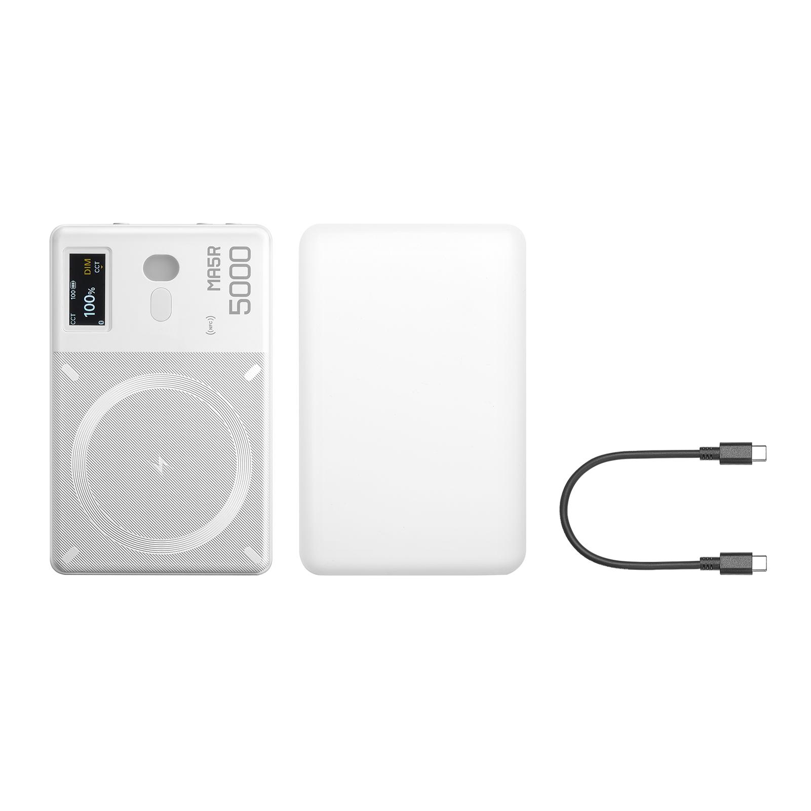 Godox MA5R Магнитная зарядка RGB Видеосвет Карманный светодиодный заполняющий свет для фотосъемки на телефон белый
Godox MA5R Магнитная зарядка RGB Видеосвет Карманный светодиодный заполняющий свет для фотосъемки на телефон белый