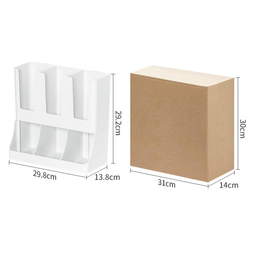 6 Compartments Upright Paper Cup Dispenser Space Saving Stackable Cup Organizer Rack Stable Multi-Functional Bar Cup Storage білий
6 Compartments Upright Paper Cup Dispenser Space Saving Stackable Cup Organizer Rack Stable Multi-Functional Bar Cup Storage білий