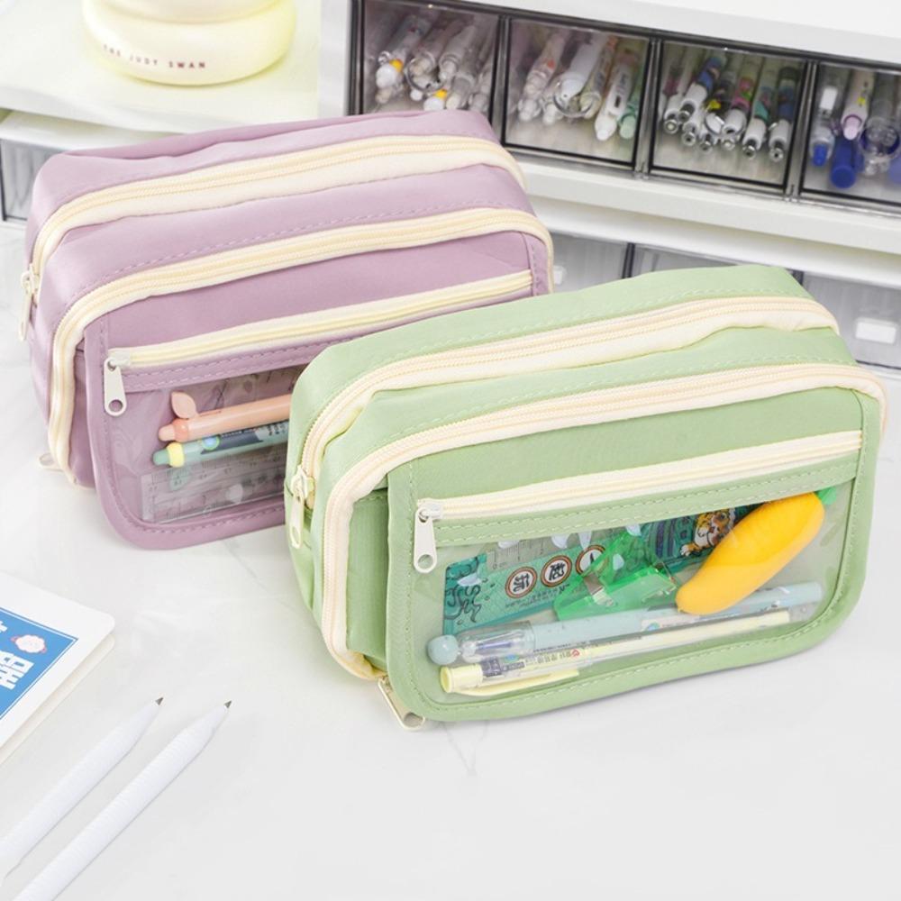 PU Pencil Case Large Capacity School Stationery Organizer Cosmetic Pouch School Office Supplies
PU Pencil Case Large Capacity School Stationery Organizer Cosmetic Pouch School Office Supplies