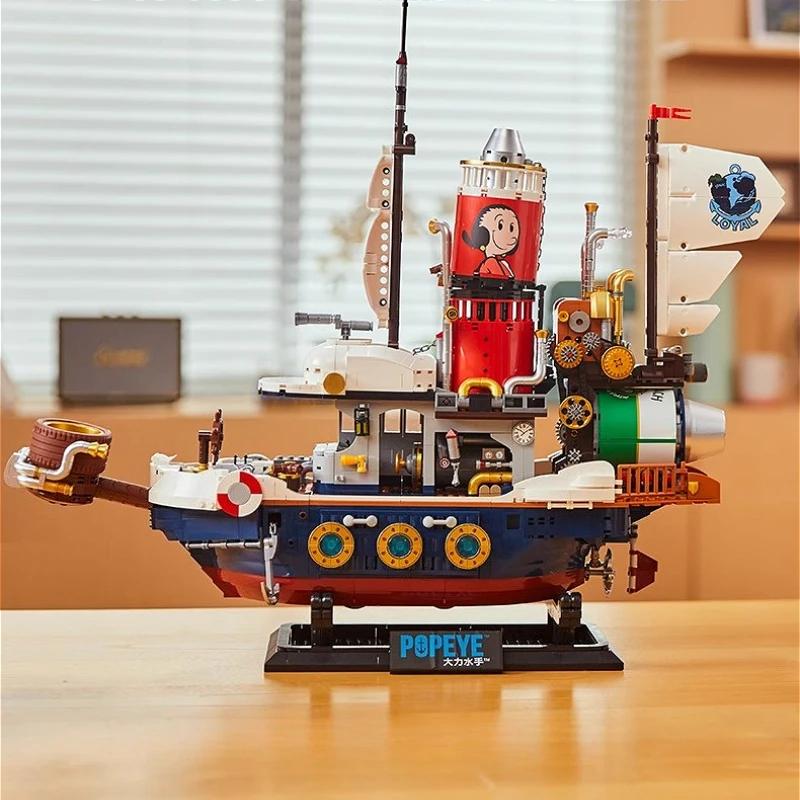 New Popeye Treasure Hunt Ship Building Blocks Cartoon Movie Character Collection Assembling Model Toy Ornaments Collect Gifts no box
New Popeye Treasure Hunt Ship Building Blocks Cartoon Movie Character Collection Assembling Model Toy Ornaments Collect Gifts no box