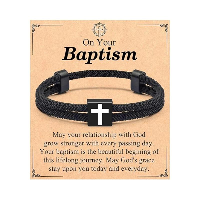 JYL TS Bracelet Men Braided Cross Charm Safeguards Journey & Stability 15 thulian рожевий колір
JYL TS Bracelet Men Braided Cross Charm Safeguards Journey & Stability 15 thulian рожевий колір