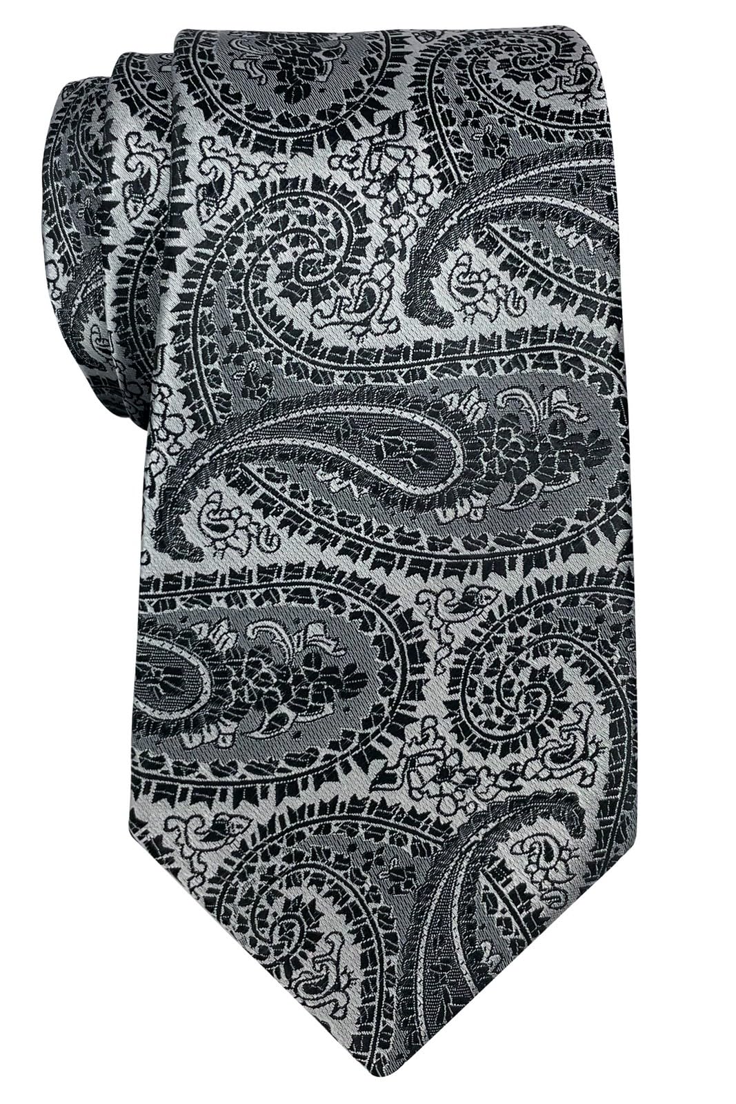 RETREEZ Paisley Art Print Microfiber Woven Fabric Men s Tie - Black & Silver
RETREEZ Paisley Art Print Microfiber Woven Fabric Men s Tie - Black & Silver