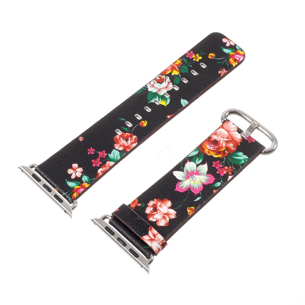 Flower Pattern PU Classic Buckle Watchband for Apple Watch Series 10 46mm/Ultra 2 Ultra 49mm/9 8 7 45mm/SE (2023) SE (2022) SE 6 5 4 44mm/3 2 1 42mm B
Flower Pattern PU Classic Buckle Watchband for Apple Watch Series 10 46mm/Ultra 2 Ultra 49mm/9 8 7 45mm/SE (2023) SE (2022) SE 6 5 4 44mm/3 2 1 42mm B