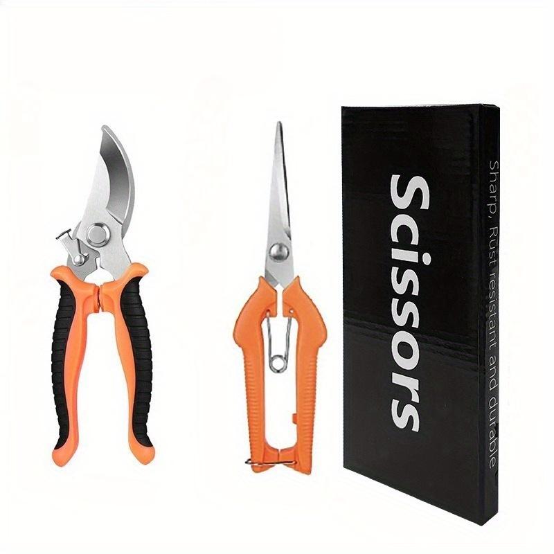2PCS Pruner Garden Scissors Sharp Bypass Pruning Shears Tree Thick Branch Flower Stem Secateurs Manual Clippers for Gardening оранжевый
2PCS Pruner Garden Scissors Sharp Bypass Pruning Shears Tree Thick Branch Flower Stem Secateurs Manual Clippers for Gardening оранжевый