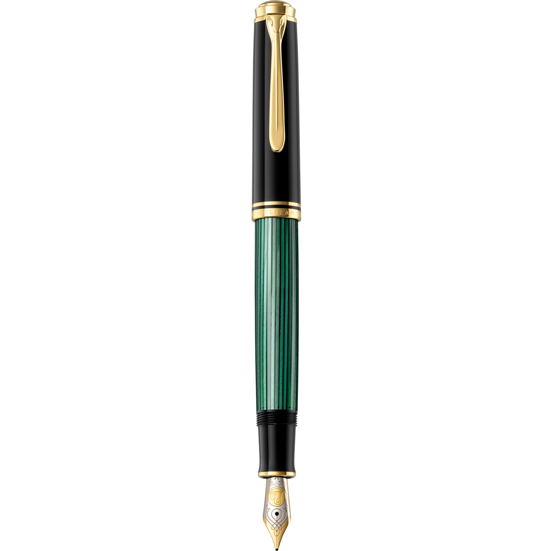 Pelikan Pelikan Fountain Pen B Bold Green Stripe Souveraine M800 Inhalation Type Regular Imported Product
Pelikan Pelikan Fountain Pen B Bold Green Stripe Souveraine M800 Inhalation Type Regular Imported Product
