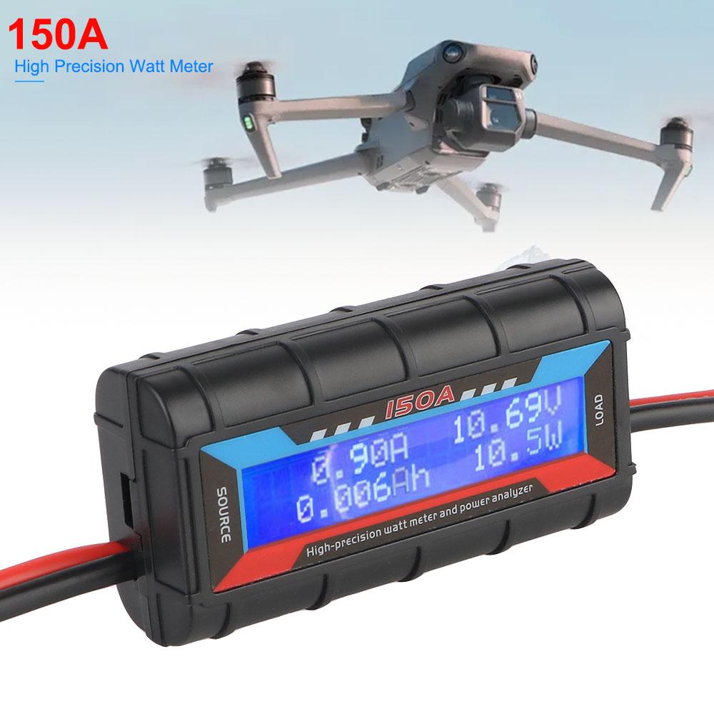 Voltmeter Ammeter Watt Detector Tester High Precision Watt Meter LCD Digital Screen 150A 0-60V Multifunctional Power Analyzer Black
Voltmeter Ammeter Watt Detector Tester High Precision Watt Meter LCD Digital Screen 150A 0-60V Multifunctional Power Analyzer Black