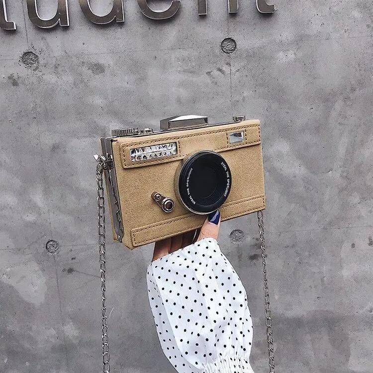 Personalized Design Fashion Camera Shape Clutch Nubuck Shoulder Bag Ladies Casual Mini Messenger Bag Purse
Personalized Design Fashion Camera Shape Clutch Nubuck Shoulder Bag Ladies Casual Mini Messenger Bag Purse