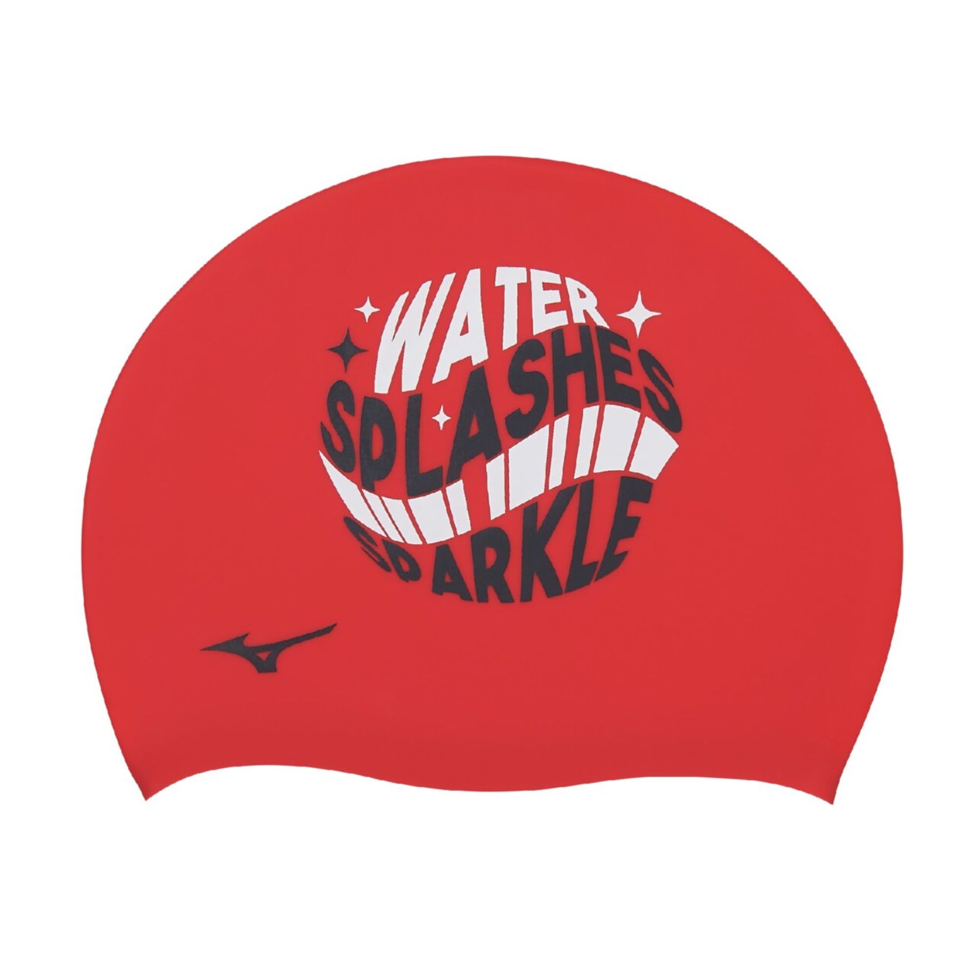 Mizuno Плавание Силиконовый Плавательный Одноразмерный Подходит Красный (Мизуно) Кепка, Кепка, N2JWC543, Унисекс, Все,