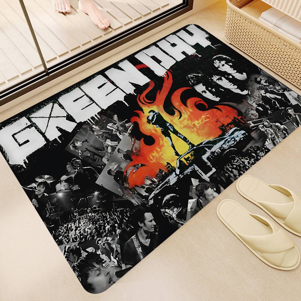 Punk Rock Band Green Day Room Mats Anti-slip Absorb Water Long Strip Cushion Bedroon Mat Household Carpets 40x60cm
Punk Rock Band Green Day Room Mats Anti-slip Absorb Water Long Strip Cushion Bedroon Mat Household Carpets 40x60cm
