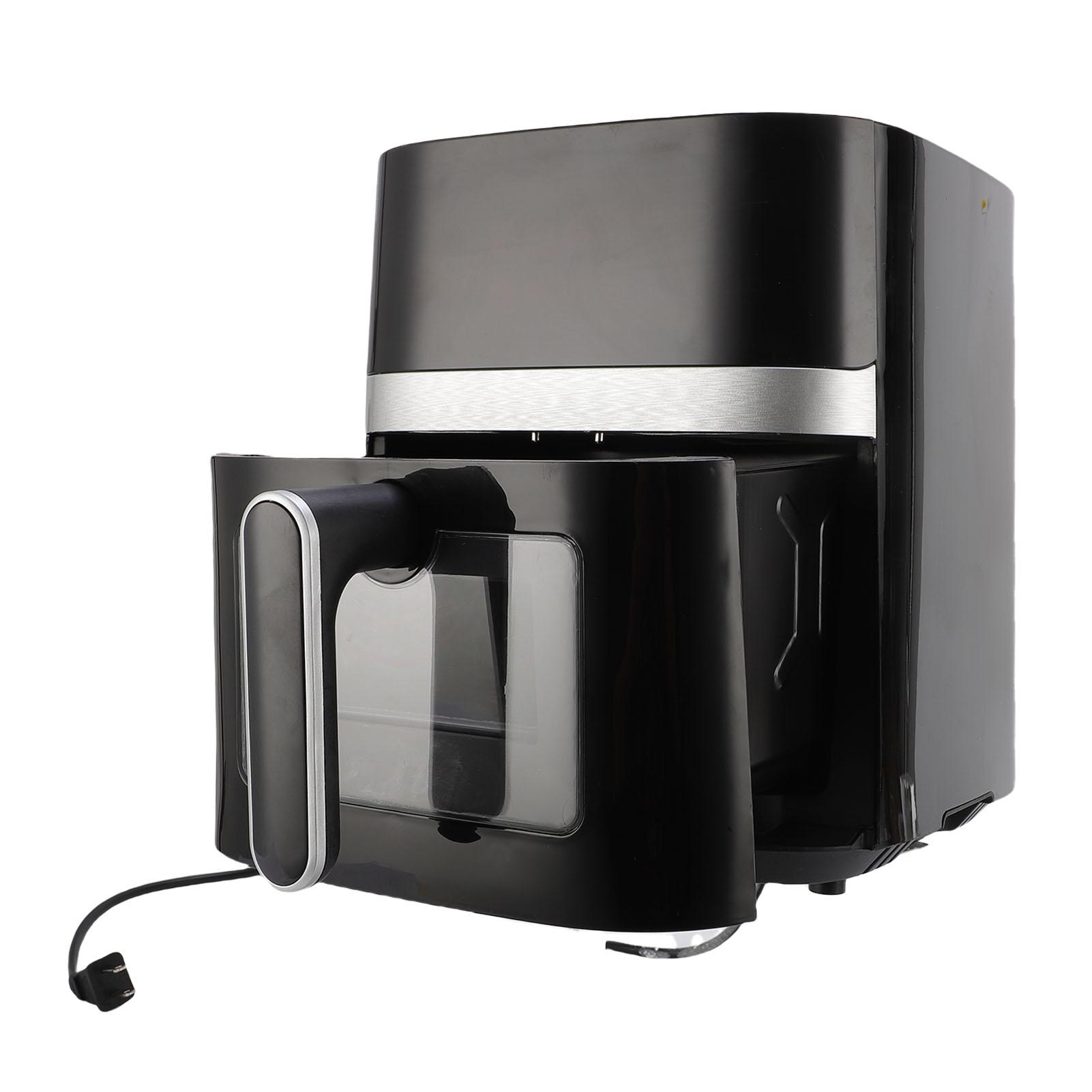 5QT Фритюрница без масла Черная Большой объем Смотровое окно Цветной дисплей Полностью автоматическая Электрическая фритюрница Мультиварка для курицы
5QT Фритюрница без масла Черная Большой объем Смотровое окно Цветной дисплей Полностью автоматическая Электрическая фритюрница Мультиварка для курицы