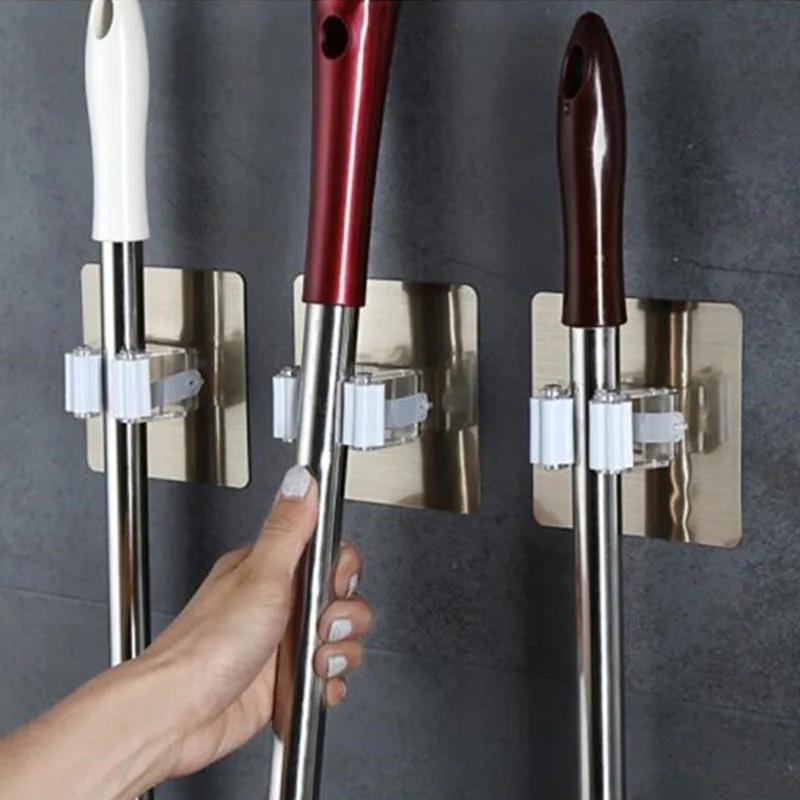 2pcs Adhesive Multi-Purpose Hooks Wall Mounted Mop Organizer Holder RackBrush Broom Hanger Hook Kitchen Bathroom Strong Hooks 8cm x 8cm
2pcs Adhesive Multi-Purpose Hooks Wall Mounted Mop Organizer Holder RackBrush Broom Hanger Hook Kitchen Bathroom Strong Hooks 8cm x 8cm