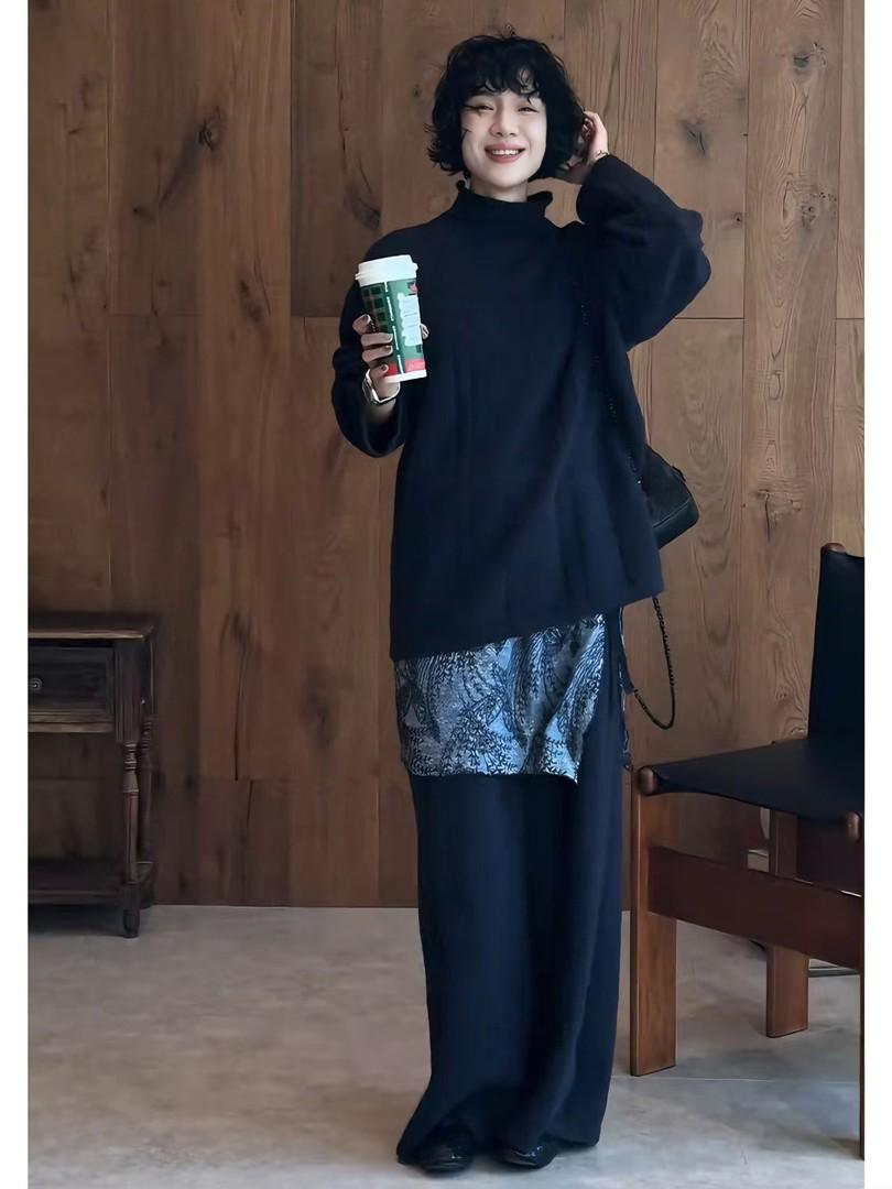 Spring 2026 Minimalist Ethnic Style Slim-Fit Knit Top and Wide-Leg Pants Set L
Spring 2026 Minimalist Ethnic Style Slim-Fit Knit Top and Wide-Leg Pants Set L