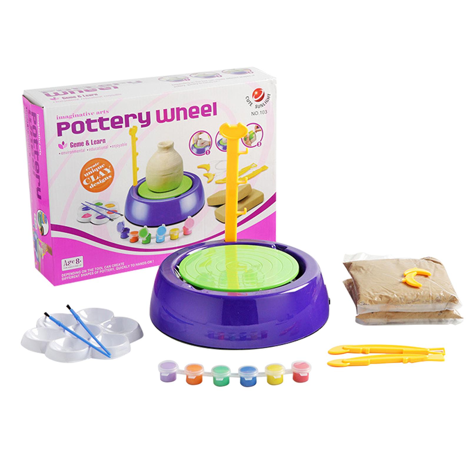 Electric Children DIY Arts & Crafts Ceramic Pottery Wheels Clay Pottery Wheel Machine
Electric Children DIY Arts & Crafts Ceramic Pottery Wheels Clay Pottery Wheel Machine