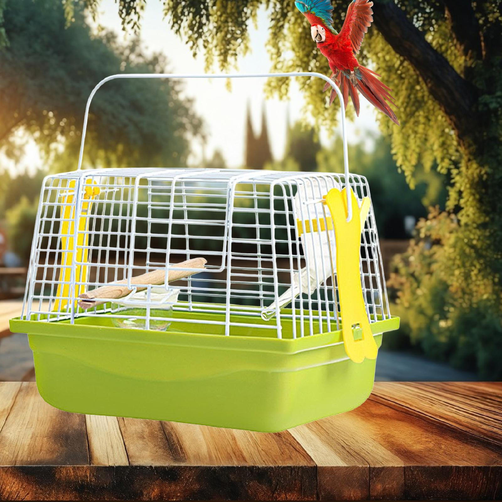 Bird Cage Parrot Birdcage Pet Supplies Convenient Portable with Carry Handle House for
Bird Cage Parrot Birdcage Pet Supplies Convenient Portable with Carry Handle House for