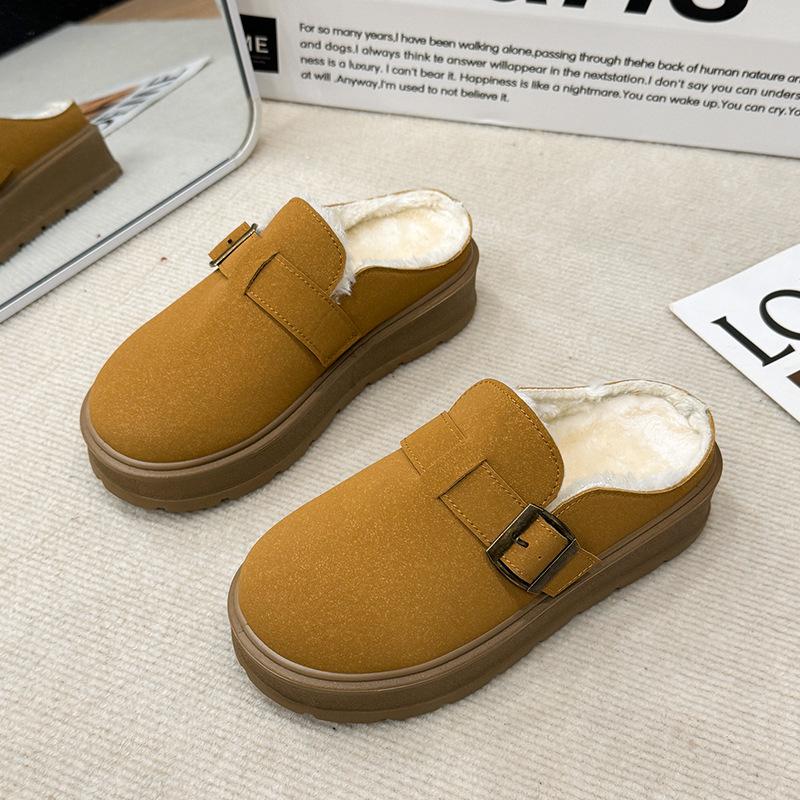 French thick-bottomed lazy bag head slippers women s 2025 autumn new retro thick-bottomed non-slip Birken outer wear half slippers 35
French thick-bottomed lazy bag head slippers women s 2025 autumn new retro thick-bottomed non-slip Birken outer wear half slippers 35