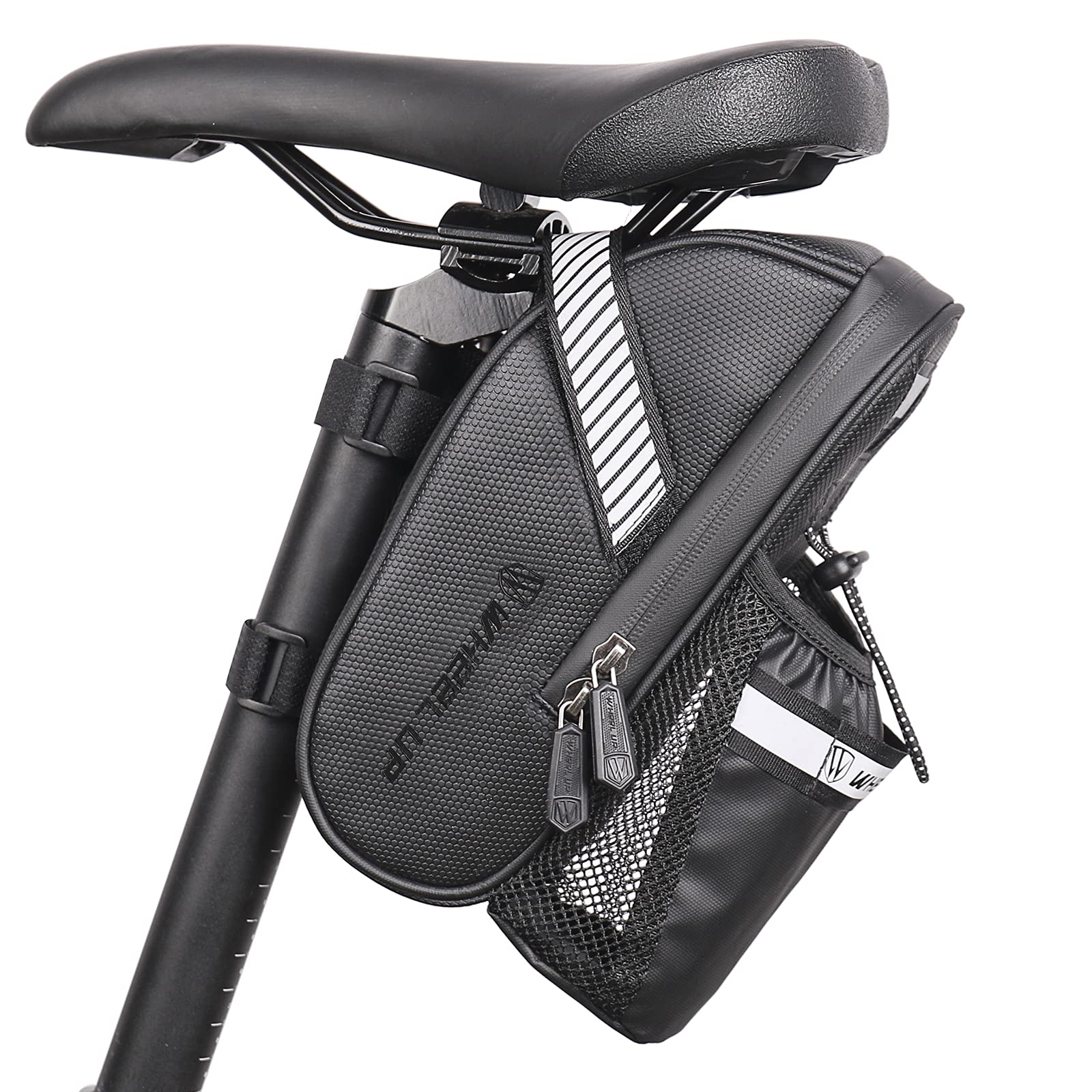 WHEEL UP Bicycle Saddle Bag for Road Bikes, Large Capacity, Waterproof, with Water Bottle Holder, MTB Seat Bag
WHEEL UP Bicycle Saddle Bag for Road Bikes, Large Capacity, Waterproof, with Water Bottle Holder, MTB Seat Bag