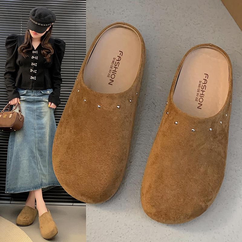 2025 spring and autumn new retro Boken single shoes lazy one pedal thick-soled Boken bag head half slippers women s wear 35 верблюд
2025 spring and autumn new retro Boken single shoes lazy one pedal thick-soled Boken bag head half slippers women s wear 35 верблюд