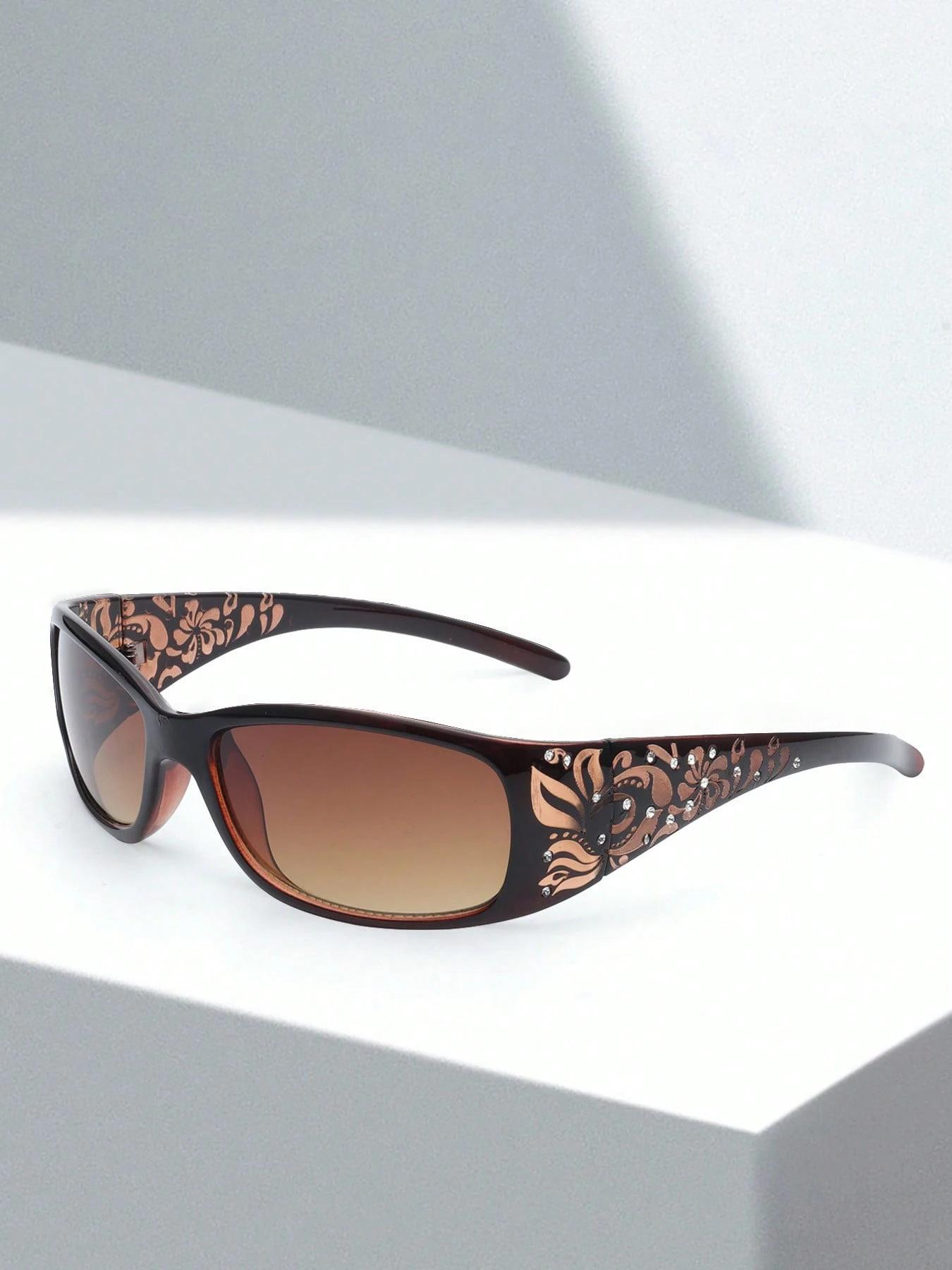 1/2PC Fashion Rectangle Frame Glasses with Patterned Leg Decorations Unisex Daily Wear Glasses Suitable for Men And Women
1/2PC Fashion Rectangle Frame Glasses with Patterned Leg Decorations Unisex Daily Wear Glasses Suitable for Men And Women