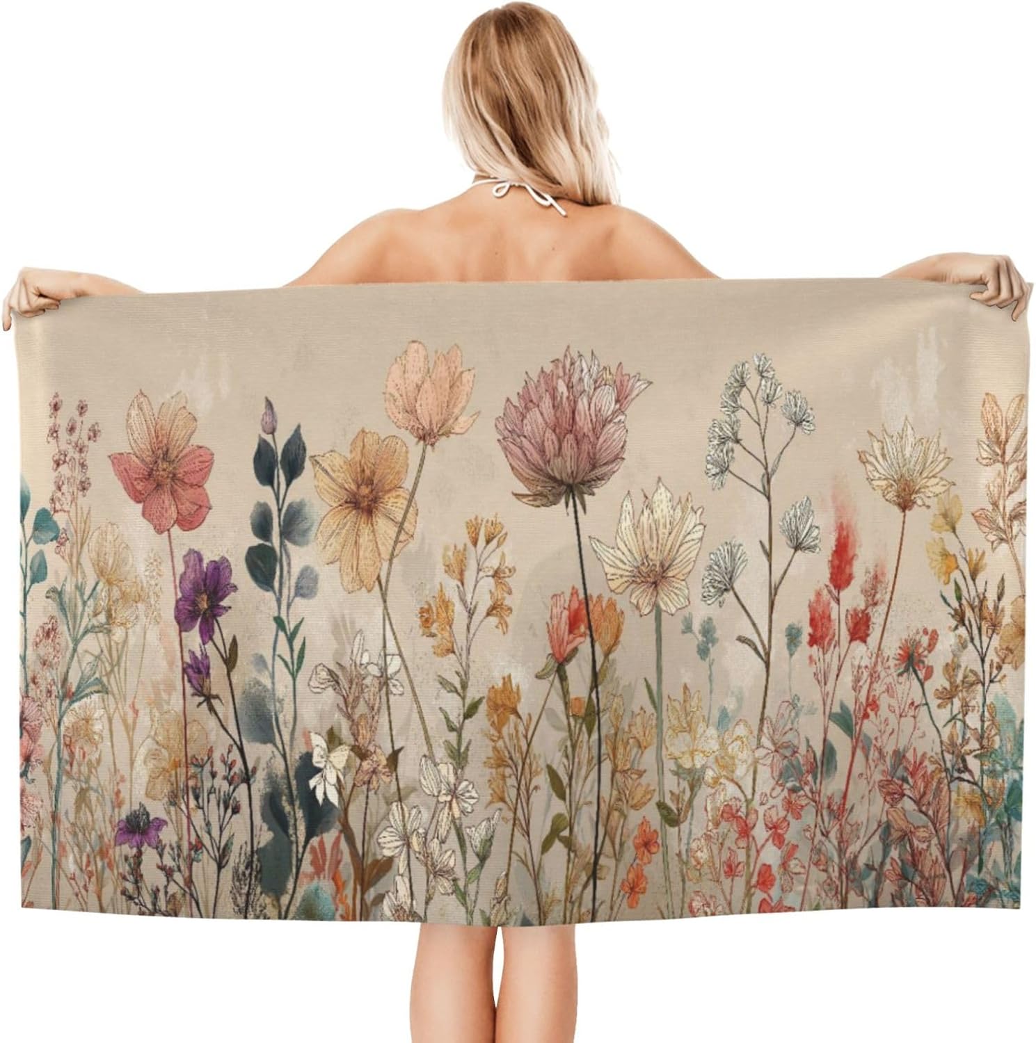 Artistic 3D Butterfly Floral Beach Towel, Summer Flower Pattern Quick Dry Absorbent, Large Sand Free Travel Pool Essentials W30*H60(CM)
Artistic 3D Butterfly Floral Beach Towel, Summer Flower Pattern Quick Dry Absorbent, Large Sand Free Travel Pool Essentials W30*H60(CM)